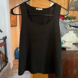 🔴 Blooming Black Tank Top Size L EUC